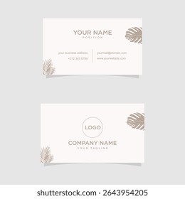 Plantilla de Vector de diseño de tarjeta de visita
