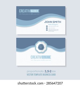 Business Card Design Vector Template