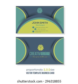 Business Card Design Vector Template