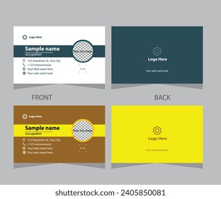 Business card design  for your busines vector template flayer