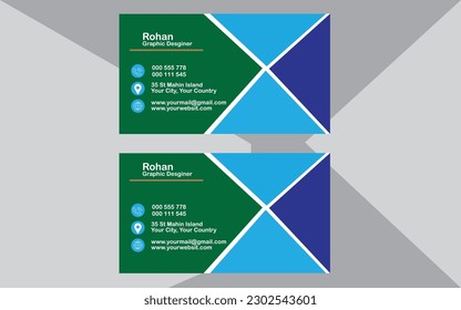 business card design for your vector and template flyer