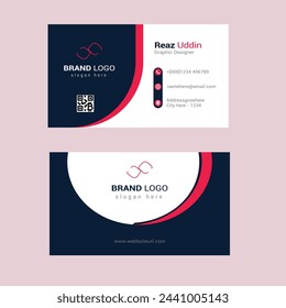 Diseño de tarjeta de visita, diseño creativo de tarjeta de visita.