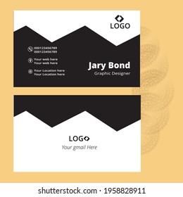 Business Card Design,Mandala Design.Semple Business Card Design.