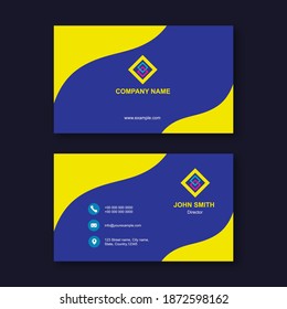 business card EPS 10. Vector illustration.
