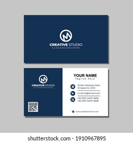  business card eps10 vector illustration elegant template
