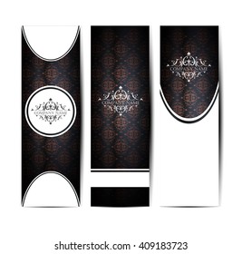 Business Card with floral pattern