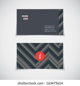 Business card, front and back