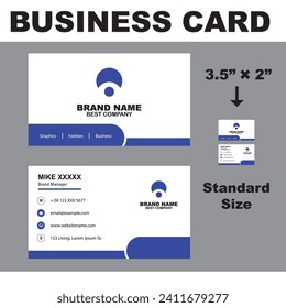 Business Card Graphic Design Template