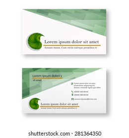 Business Card Green