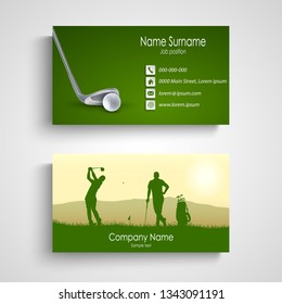 Golf Business Cards Hd Stock Images Shutterstock