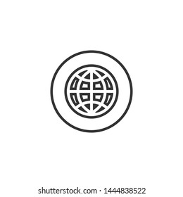 Business card icon design template vector