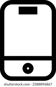 Business card icon in line. contact information Vector For Mobile apps and Web. Contains such icons as Smartphone profile isolated on transparent background