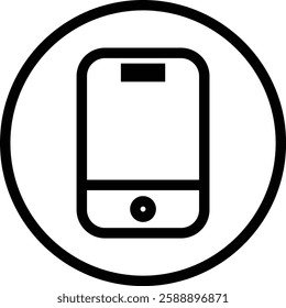 Business card icon in line. contact information Vector For Mobile apps and Web. Contains such icons as Smartphone profile isolated on transparent background
