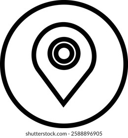 Business card icon in line. contact information Vector For Mobile apps and Web. Contains such icons as Smartphone Location Globe, place isolated on transparent background