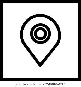 Business card icon in line. contact information Vector For Mobile apps and Web. Contains such icons as Smartphone Location Globe, place isolated on transparent background