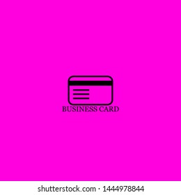 business card icon sign signifier vector