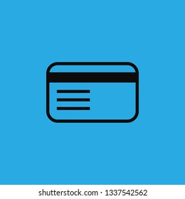 business card icon vector