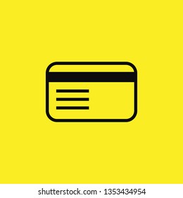 business card icon vector