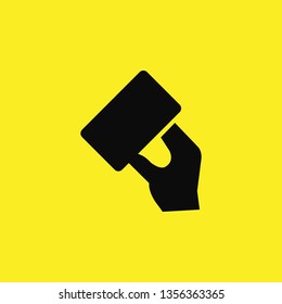 business card icon vector
