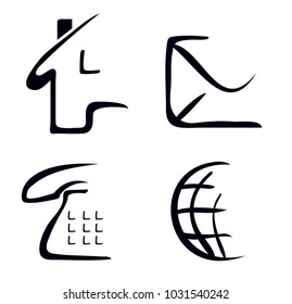 Business Card icons