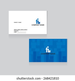 business card idea vector illustration 