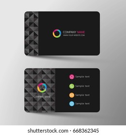 Business card. Inspired by abstract