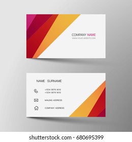 Business card. Inspired by abstract.