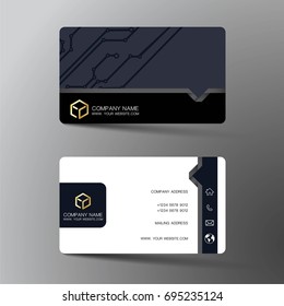 Business card. Inspired by abstract.
