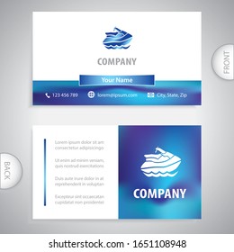 Business Card - Jet Ski Rental And Service - Water Scooters - Company Presentations