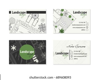 Business Card For Landscape Designer