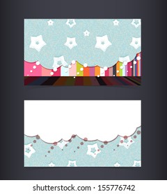 Business card layout. Editable design template. EPS10 vector, transparencies used.