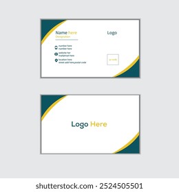 Business Card Layout, elegant business card, luxury creative card template, Clean professional business card template
