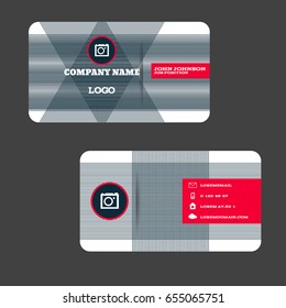 Business card line background design vector eps 10