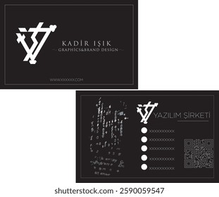 Business card Logo mockup graphic design