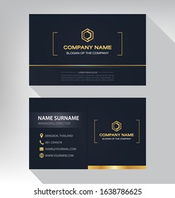 Business Model Name Card Luxury Modern Stock Vector (Royalty Free ...