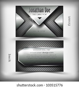 Business Card Metal Design