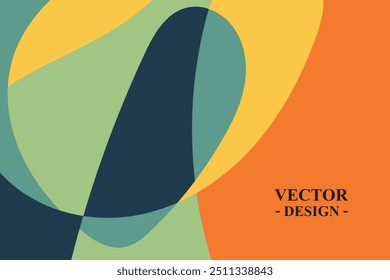 Business card minimal style colorful graphic.