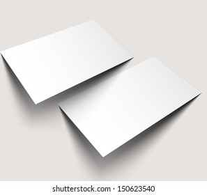 Business card Mock up Design Template.