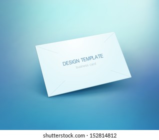 Business card mockup. vector