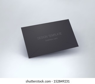 Business card mockup. vector