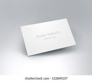 Business Card Mockup. Vector