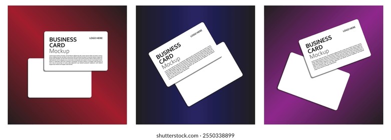 Business card mockup for your design template