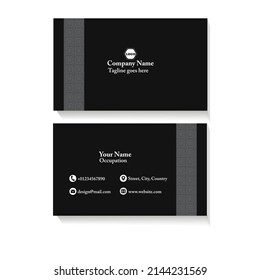 Business Card. Modern and creative business card.