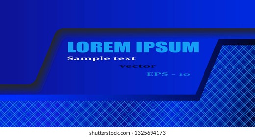 Business card. Modern creative background for flyers and business cards. Techno style. Vector graphics