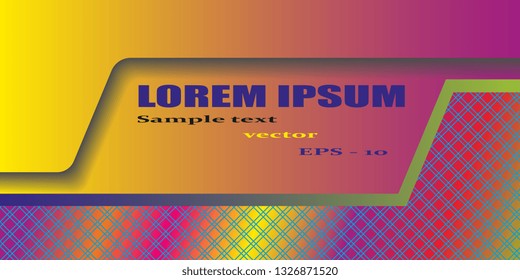 Business card. Modern creative background for flyers and business cards. Techno style. Vector graphics