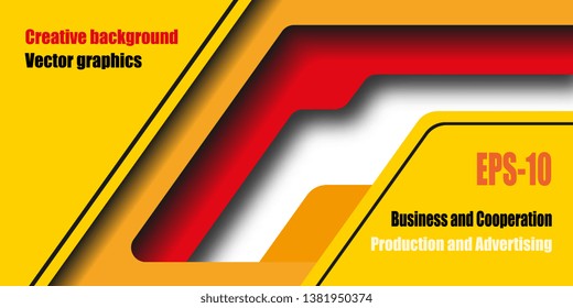 Business card. Modern creative background for flyers and business cards. Techno style. Vector graphics
