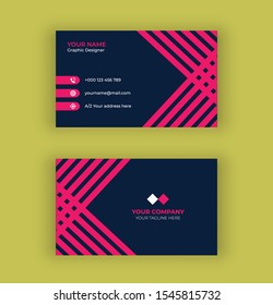 Business Card With Modern Design