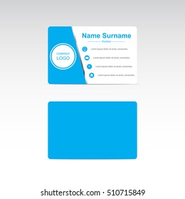 Business card modern design