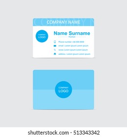 Business card modern design