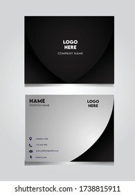 business card modern design vector